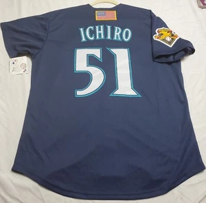 Camiseta deportiva ICHIRO SUZUKI SEATTLE MARINERS GRANDE, RÉPLICA ¡NÍLIDA! - Imagen 1 de 3