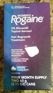 ROGAINE Womens 5% Minoxidil Foaml Hair Regrowth Treatment -2X 2.11oz Exp 12-24