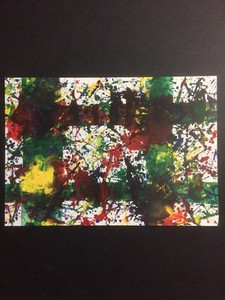 SAM FRANCIS, artist's promotional card, Masterpiece art fair, 2018