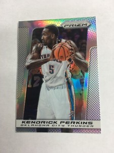 2013-14 Panini Prizm Kendrick Perkins #168 Silver Refractor