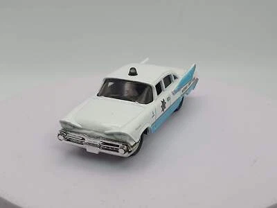 Dodge Coronet Police Matchbox 1/60 Bianco - Immagine 1 di 4
