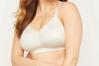 54DDD Bra Catherines Winter White No-Wire Back Smoother Silky Full Coverage Bra  - Image 1 of 3
