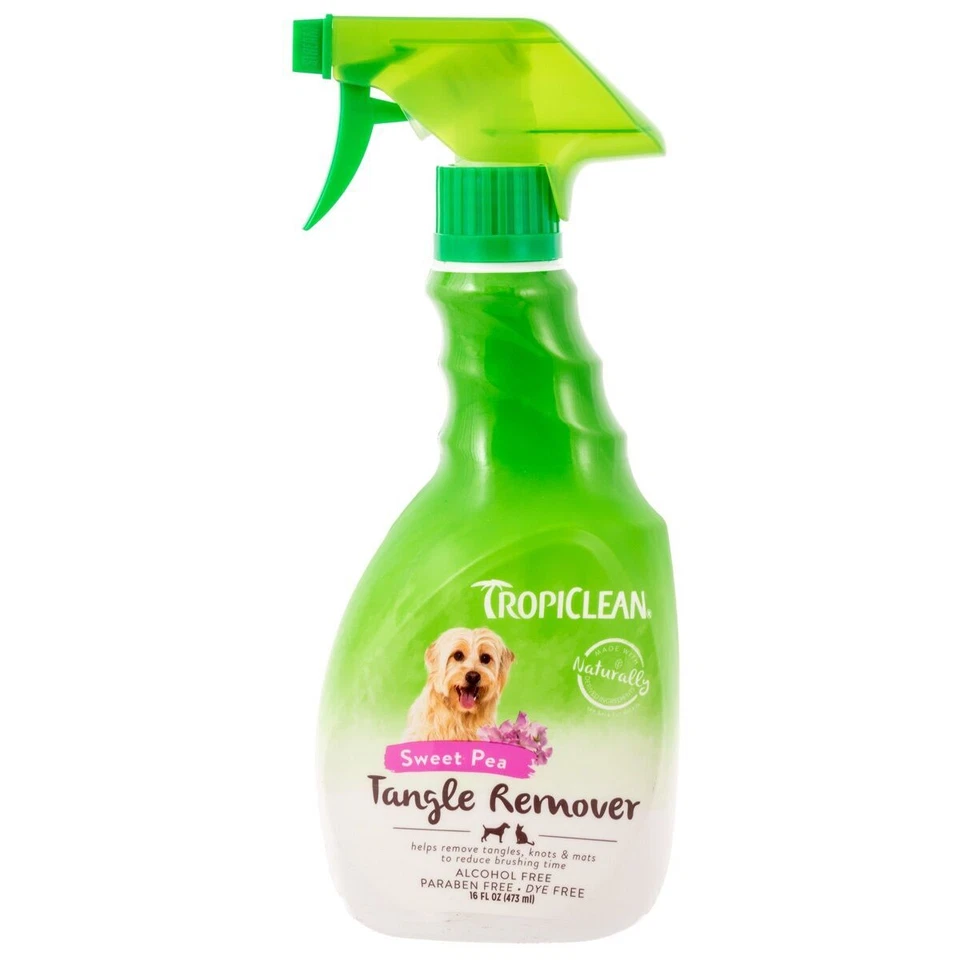 Tropiclean Tangle Remover Pet Spray Knots Tangles Dog Cat Puppy Kitten 473ml - Image 1 of 1