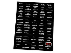 Custom Star Wars Vintage Kenner ROTJ Darth Vader Collectors Case stickers - Bild 1 von 3