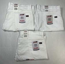 Dickies White Cotton Pants for Men for 