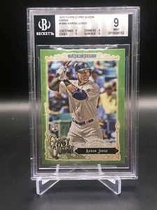 2017 Topps Gypsy Queen Aaron Judge Green Parallel Rookie Card #168A BGS 9 POP 12 - Picture 1 of 2