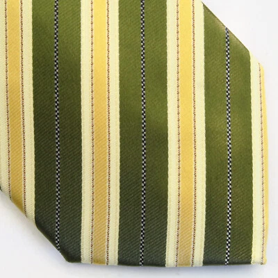 Corbata Alexander Julian Colores Verde Dorado Rayas Diagonales Hombre 58x3.5 Colorfu Foto 1 de 4