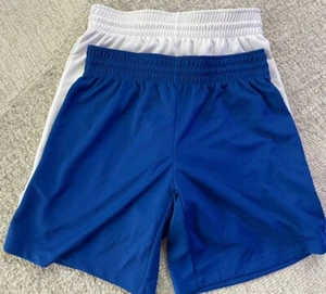 DSG Unisex Youth Mesh Shorts Sz M 10-12 Blue Loose Fit Elastic Waist No Pockets - Picture 1 of 9