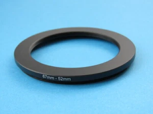 67mm to 52mm Stepping Step Down Ring Camera Lens Filter Adapter Ring 67-52mm - Picture 1 of 2