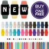 Silicone Band Strap for Apple Watch Series 1/2/3/4/5/6/SE Sports 38/40/42/44mm