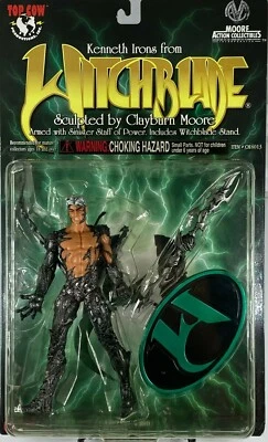 KENNETH IRONS OF WITCHBLADE - 6 INCH ACTION CLAYBURN MOORE COLLECTIBLES VINTAGE  - Image 1 of 4
