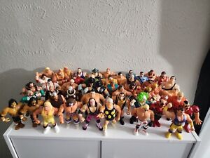 WWF Hasbro Wrestling Figures Hogan, Bret Hart, Razor, Undertaker, Shawn Michaels