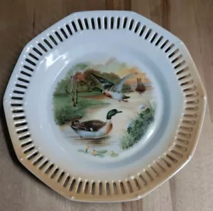 Bavaria Germany Schumann Duck Mallard Scene Decorative 7" Plate (#489) - Picture 1 of 7