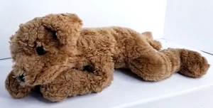 Galleta Marrón Cachorro 1996 Peluche Suave 14" Peluche Acostado Ty Clásicos - Imagen 1 de 7