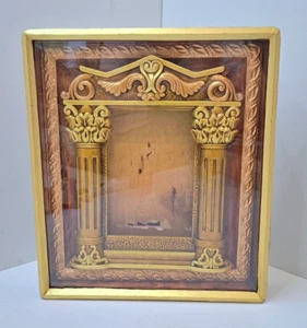 Wooden Kiot Box Case For Icons Religion Ukraine Handmade Vintage - Picture 1 of 16