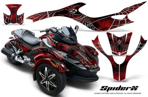 CAN-AM BRP SPYDER RS GS GRAPHICS KIT CREATORX DECALS SPIDERX RED R - Picture 1 of 1