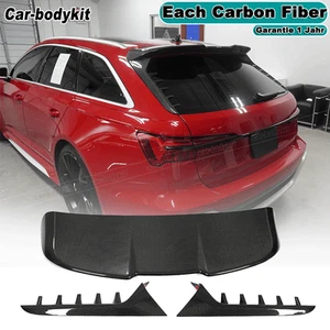 Carbon Dashspoiler Heckspoiler Flügel Spoiler Lippe für Audi RS6 C8 Avant 2019UP - Picture 1 of 12