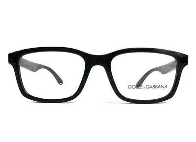 Monturas de gafas Dolce & Gabbana para niños DX5097 501 negro rectángulo 48-16-130 Foto 1 de 4