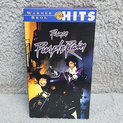 Purple Rain VHS 1984 Music Drama Warner Bros. Hits Edition Foto 1 de 3