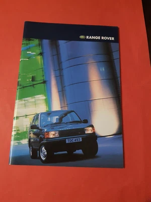 Land Rover RANGE ROVER tutte le versioni Depliant Brochure 04/1998 Originale - Immagine 1 di 3