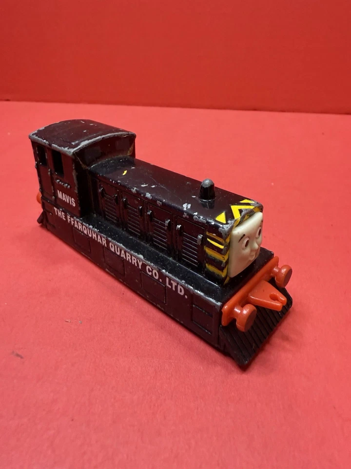 Литой винтажный бак двигателя поезда Томаса Эртл Мэвис 1993 Friends редкий черный - Изображение 1 из 2