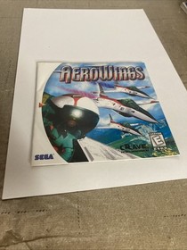 Aerowings Sega Dreamcast Instruction Manual Booklet ONLY