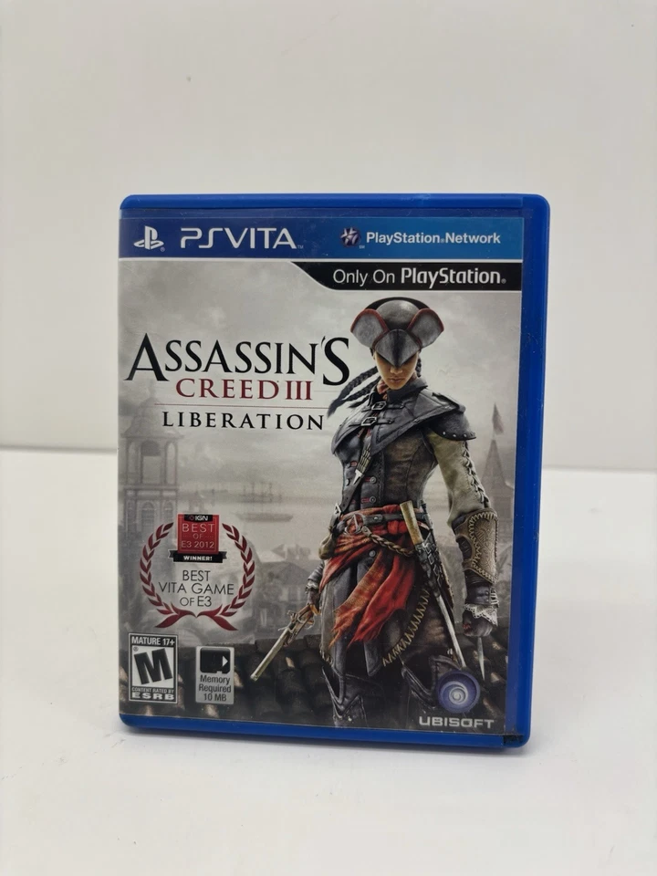 Assassins Creed III 3 Liberation Sony Playstation PS Vita - Tested - Image 1 of 3