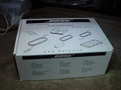 Kit de conexão BOSE Wave WMS-WRII 347759-0010 para iPOD conjunto completo novo na caixa! - Imagem 1 de 4