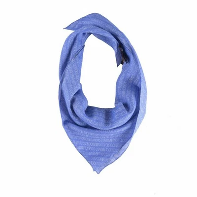 Bufanda bandana para mujer Roberto Cavalli con gráfico azul  Foto 1 de 2