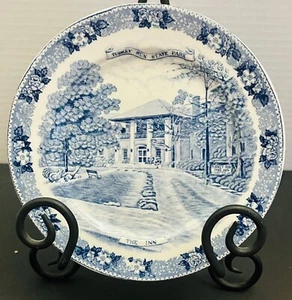 Vintage Plate Turkey Run State Park Jonroth Staffordshire 1950s "The Inn" - Picture 1 of 7