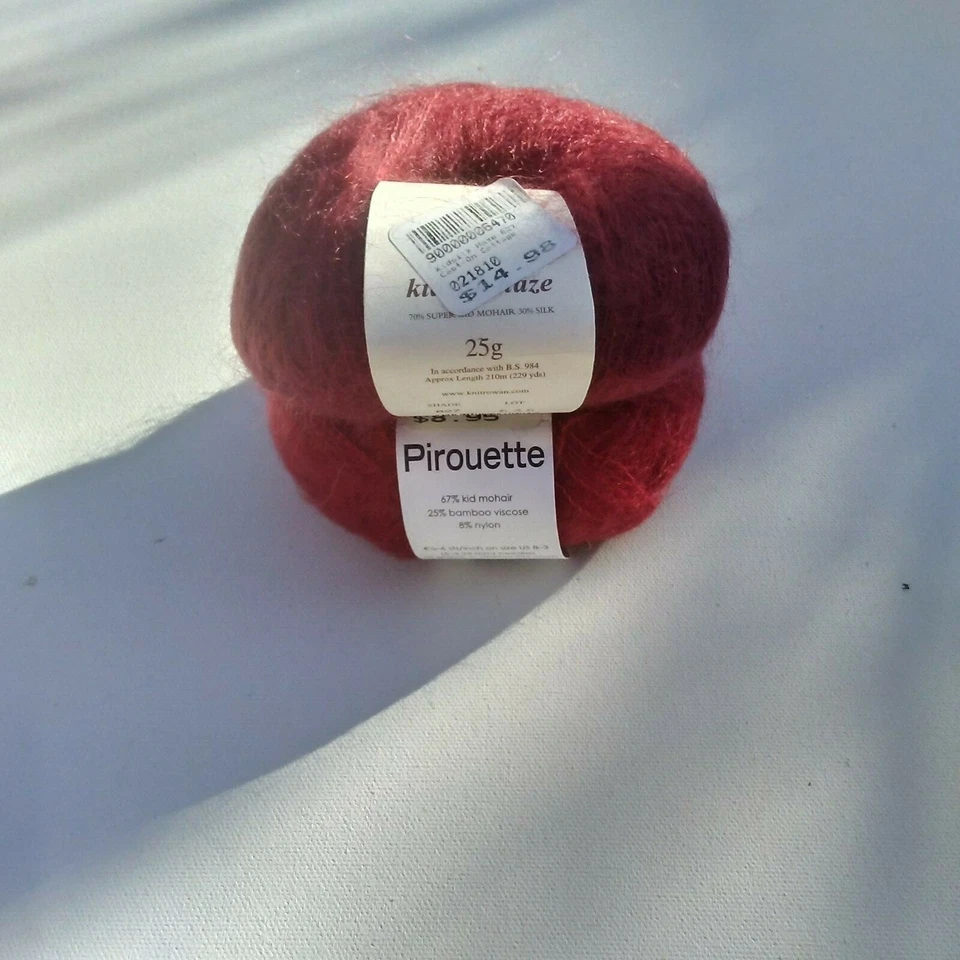 Rowan/Classic Elite (Mohair/Seda y Mohair/Viscosa/Nylon) 229+246y, 25g, Lote Mixto de 2, Foto 1 de 1