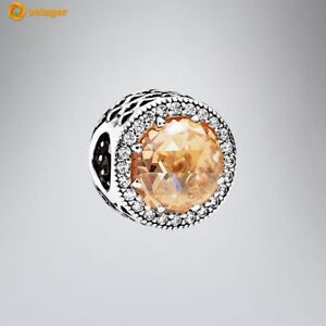 Golden Heart Dangle Charms - Sterling Silver Split Bead Bracelet Jewelry Making