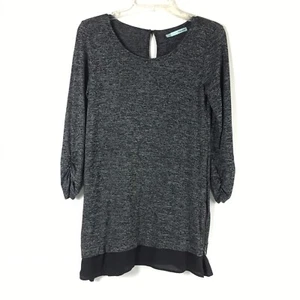 Neu ohne Etikett Maurices Damen weiche Strick Tunika Top Größe S anthrazitgrau Reißverschluss Taschen  - Bild 1 von 9