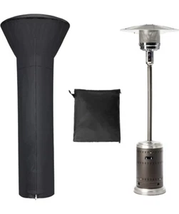Outdoors Standing Heater Protective Cover Waterproof Round Patio with Zip Pouch - Picture 1 of 9