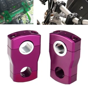 Elevadores de manillar CNC de doble rotación de 2" para moto de nieve Polaris barras de 7/8" o 1-1/8" - Imagen 1 de 12