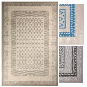 Bordered Transitional - Geometric Pattern Area Rug - 510 - Picture 1 of 31