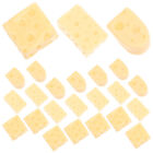 60X Kawaii-Käse-Anhänger Aus Kunstharz Für Schmuckherstellung - Gelb