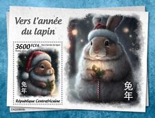 Year of the Rabbit Chinese Lunar MNH Stamps 2022 Central African Republic S/S