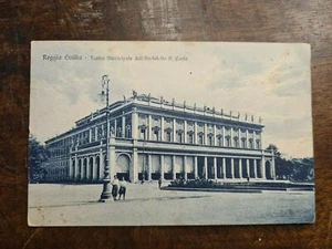 CARTOLINA REGGIO EMILIA TEATRO MUNICIPALE DELL'ARCHIETETTO A. COSTA - Picture 1 of 2