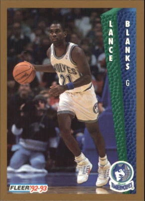 1992-93 Fleer #378 Lance Blanks - NM-MT - Image 1 of 2