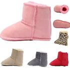 Toddlers Soft Soled Winter Suede Baby Fur Shoes Leather Warm Boots
