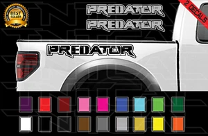 PREDATOR Decal Set Fits: Ford Raptor Truck Style Side Bed Vinyl Graphic Sticker - Picture 1 of 2
