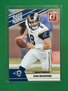 2010 Donruss Rated Rookies Football San Bradford #89 RC Rated Rookie - Picture 1 of 2