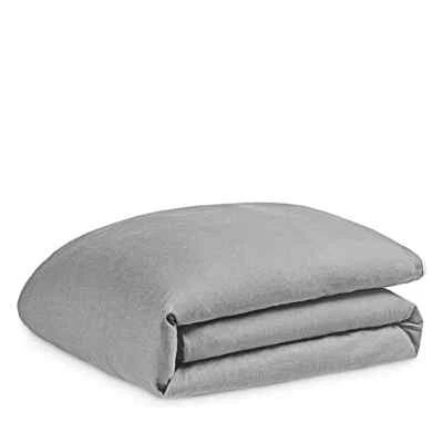 Hudson Park Collection H2508A Grey Cotton-Cashmere Duvet Cover Size King - Image 1 of 3
