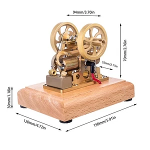 OKMO M14 1.9CC 4-Stroke Gas Engine Model Atkinson Differential Opposed Piston - Picture 1 of 8