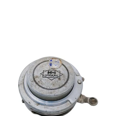 VINTAGE H-1 UTICA N.Y. CARRETE PESCA CON MOSCA PLATA 323 Foto 1 de 4