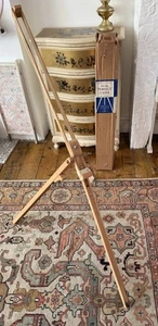 Vintage Winsor & Newton No 116 Perfect Wooden Easel Adjustable Original Box 50s - Picture 1 of 9