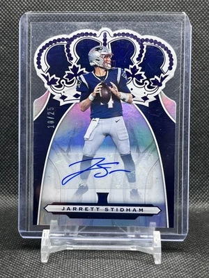 Jarrett Stidham 2019 Panini Chronicles Crown Royale Rookie Autographs SP#10/25 - Image 1 of 3