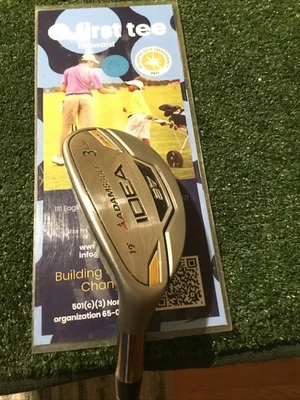 Adams Left Handed Idea A7 PNT 19* 3 Iron Hybrid Stiff 85 Series HY Graphite (LH) - Image 1 of 4