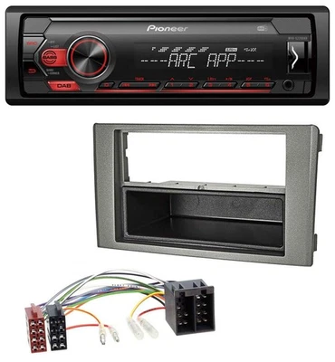 Pioneer DAB 1DIN MP3 AUX USB Autoradio für Iveco Daily (06-14) dunkelgrau - Bild 1 von 4